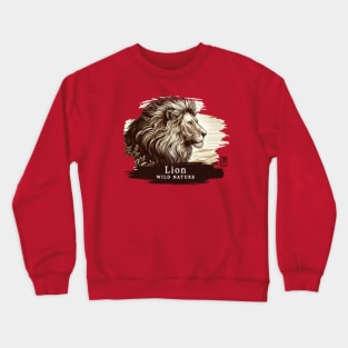 Lion - WILD NATURE - LION -26 Crewneck Sweatshirt